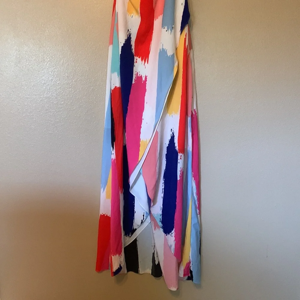 Crosby by Mollie Burch Sasha one shoulder maxi dress size 4 - Picture 3 of 5